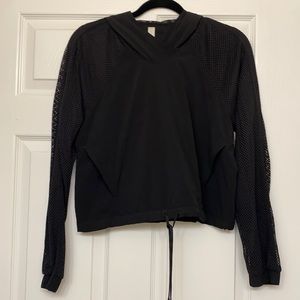 Lululemon black athletic hoodie- size 6